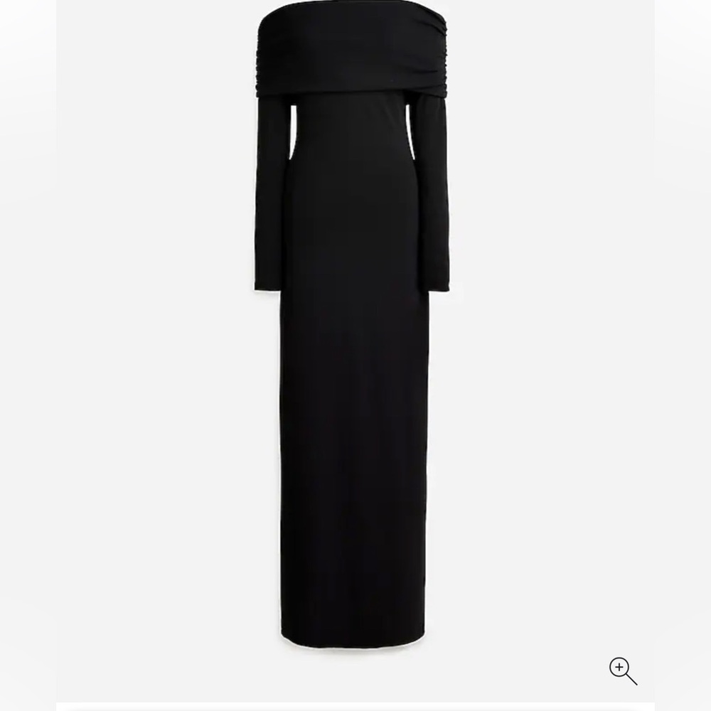 NWT JCREW Collection off-the-shoulder dress in matte jersey